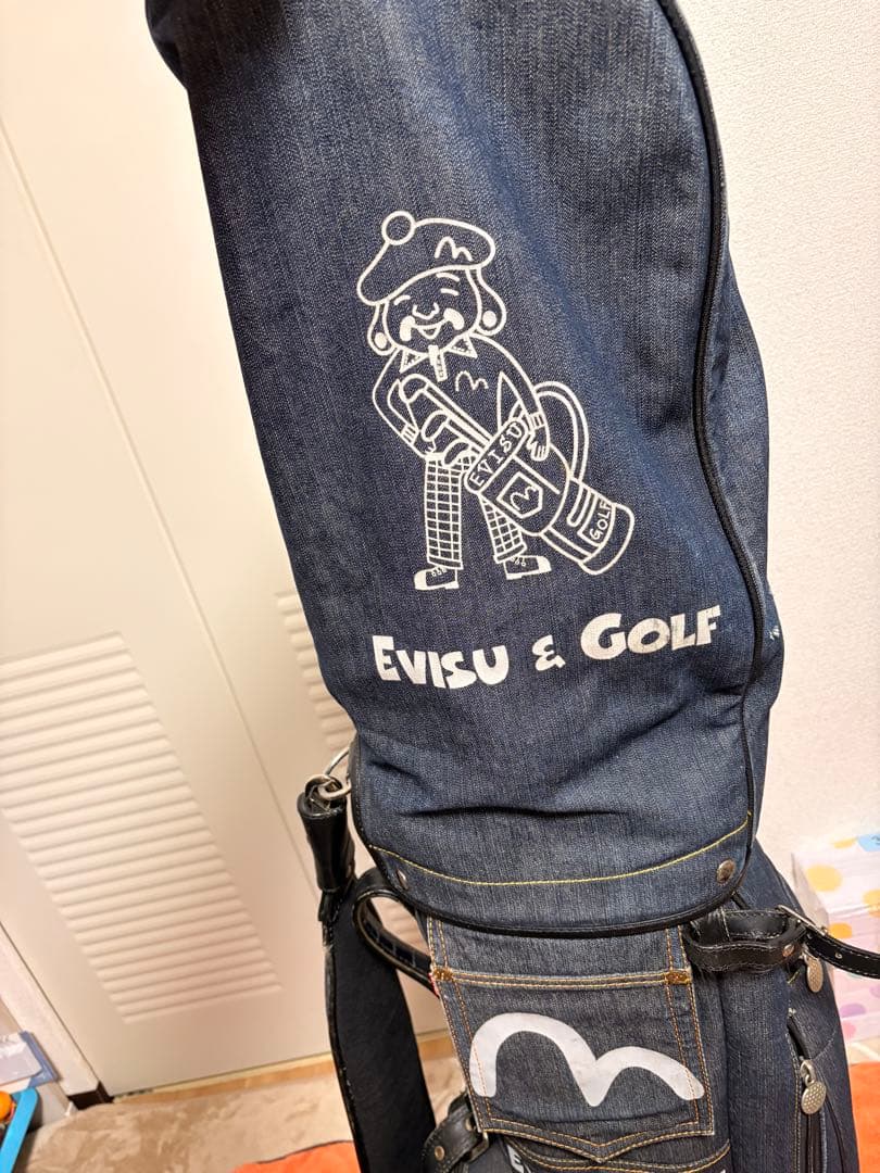 【希少品】EVISU エヴィス デニム キャディバッグ　クラブセット