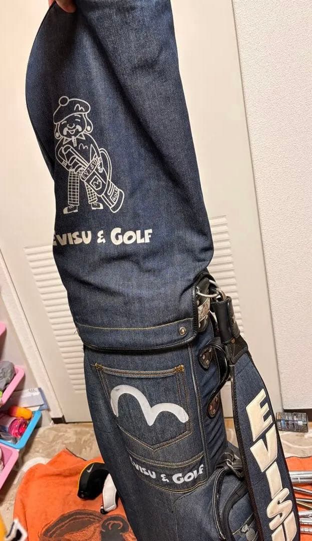 【希少品】EVISU エヴィス デニム キャディバッグ　クラブセット