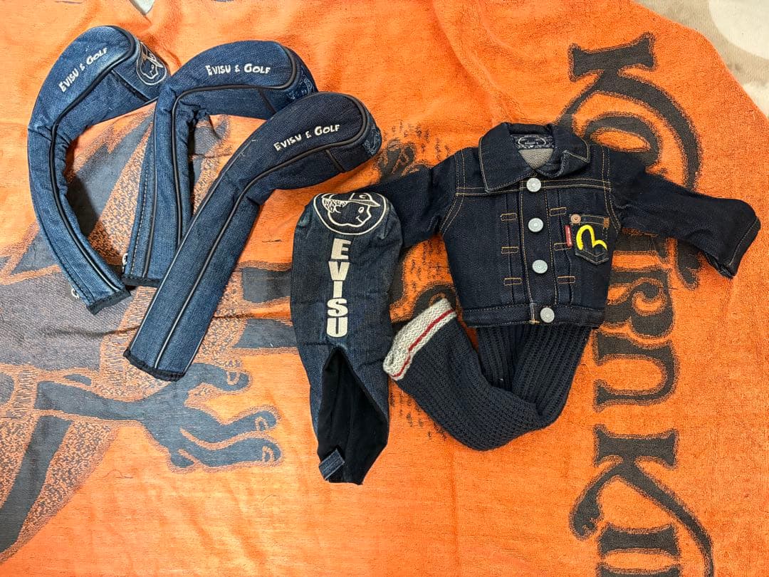 【希少品】EVISU エヴィス デニム キャディバッグ　クラブセット