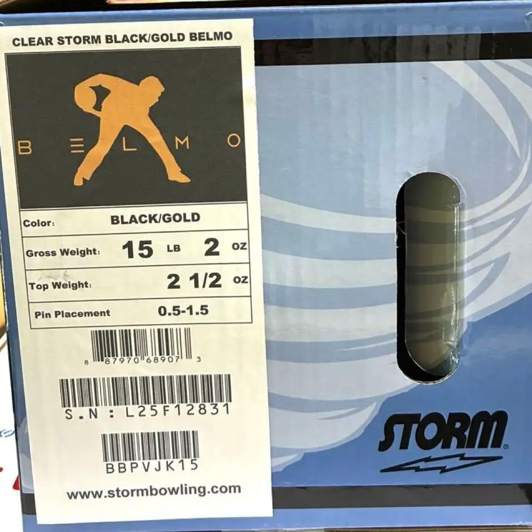 CLEAR STORM BLACK GOLD BELMO 15ポンド