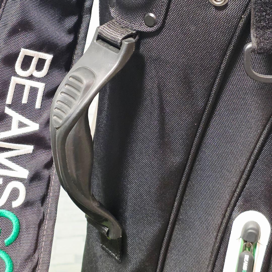 ビームス ゴルフ BEAMS GOLF スタンド式 キャディバッグ ブラック