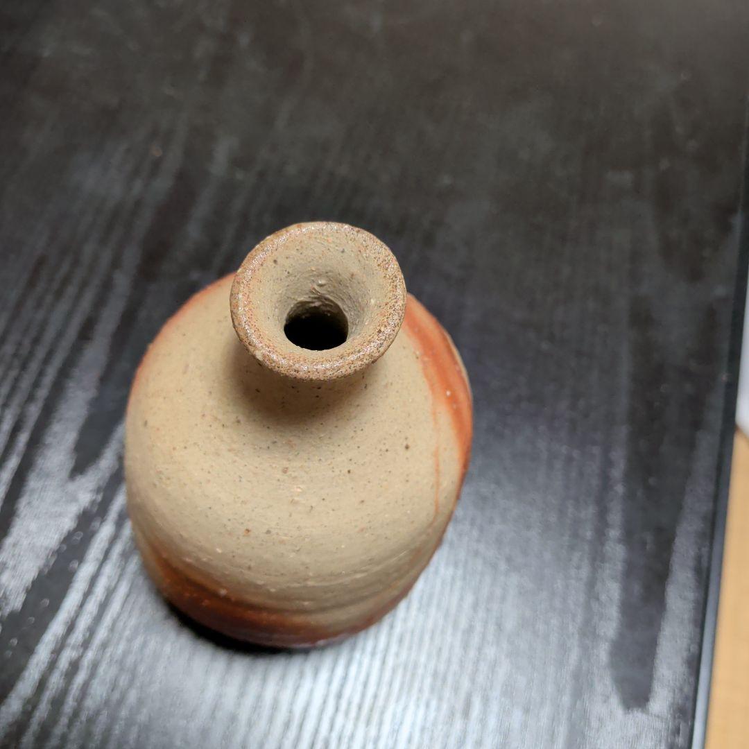 【62】◆金重愫（まこと）先生　備前焼徳利　四方桟共箱◆