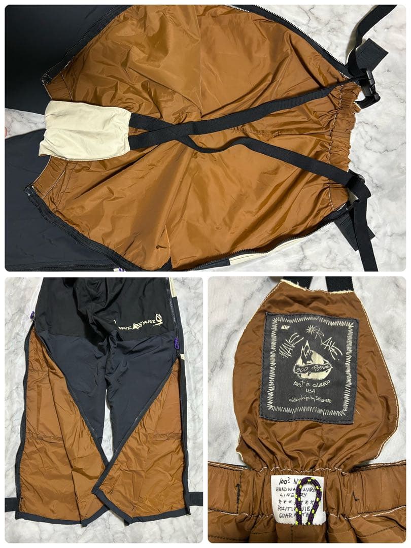 90s WaveRave スノーボード ナイロン ジャケット パンツ セット S