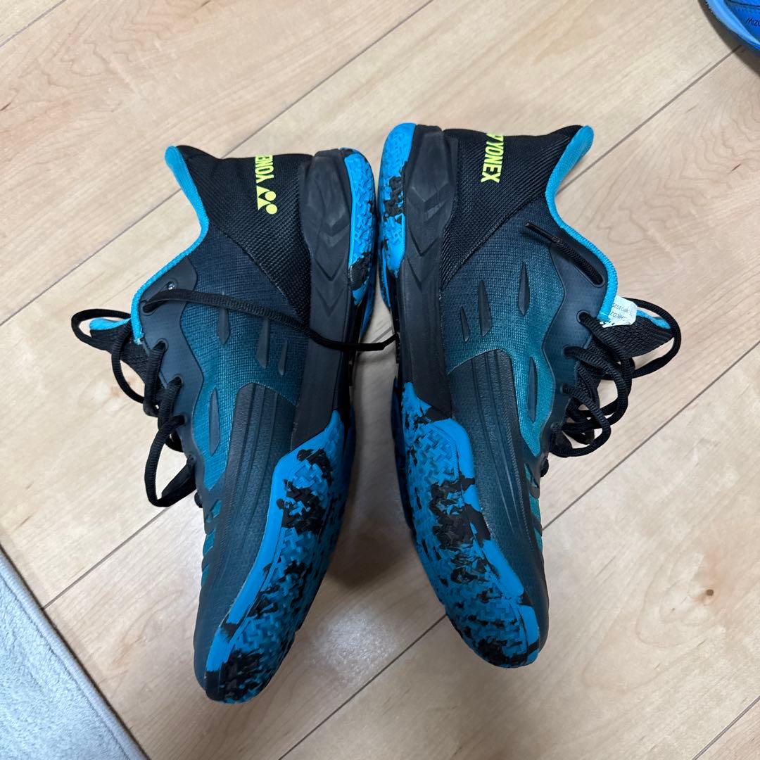 YONEX バドミントンシューズ ブラック/ブルー