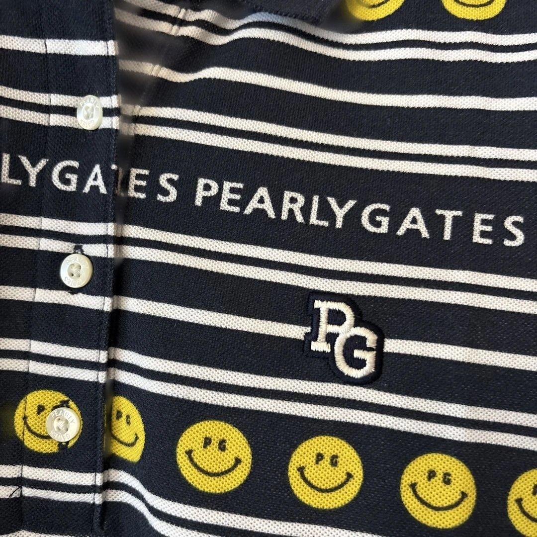 PEARLY GATES ストライプ ポロワンピース サイズ0 美品