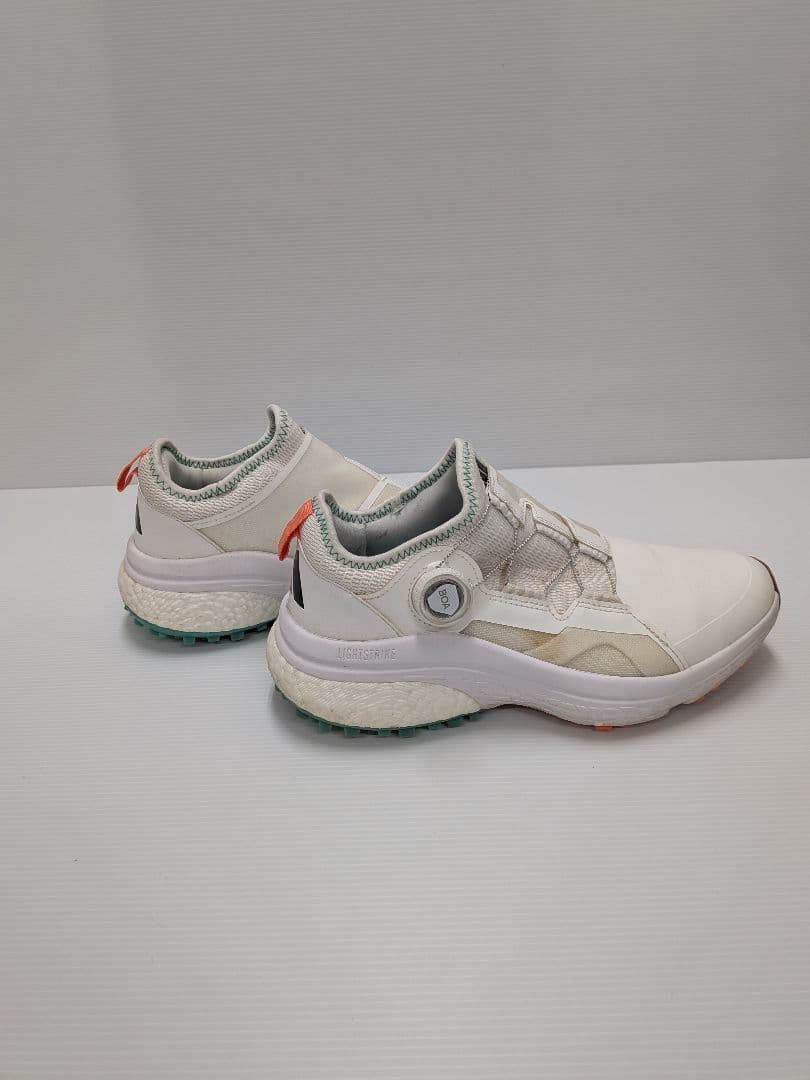 adidas ゴルフシューズ ホワイト 25cm トラクションソール