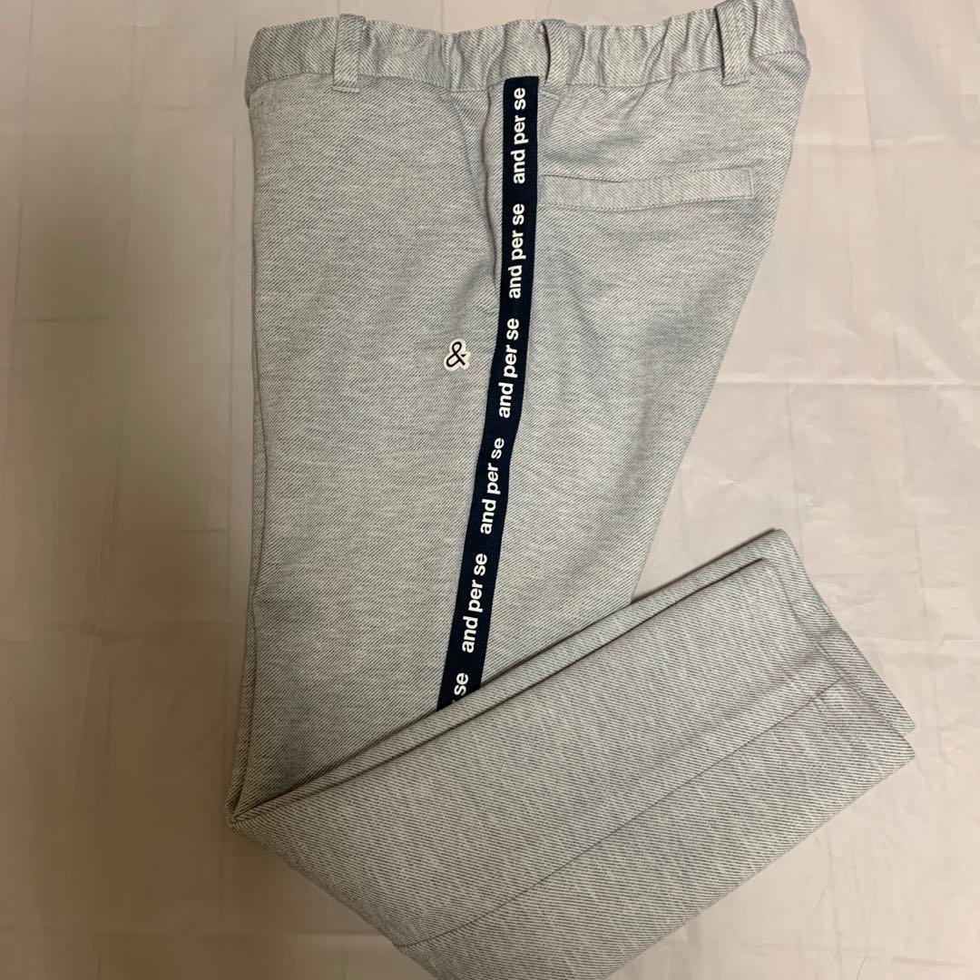 【美品❗️】アンパスィ　and per se 秋冬 スウェットパンツ