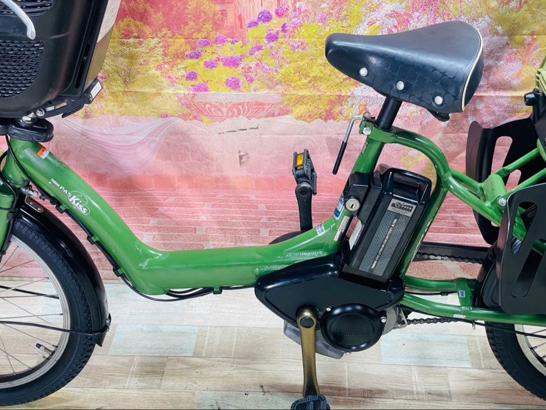 ZK3453 電動自転車 ヤマハ パスキス 子供乗せ 20インチ 送料無料