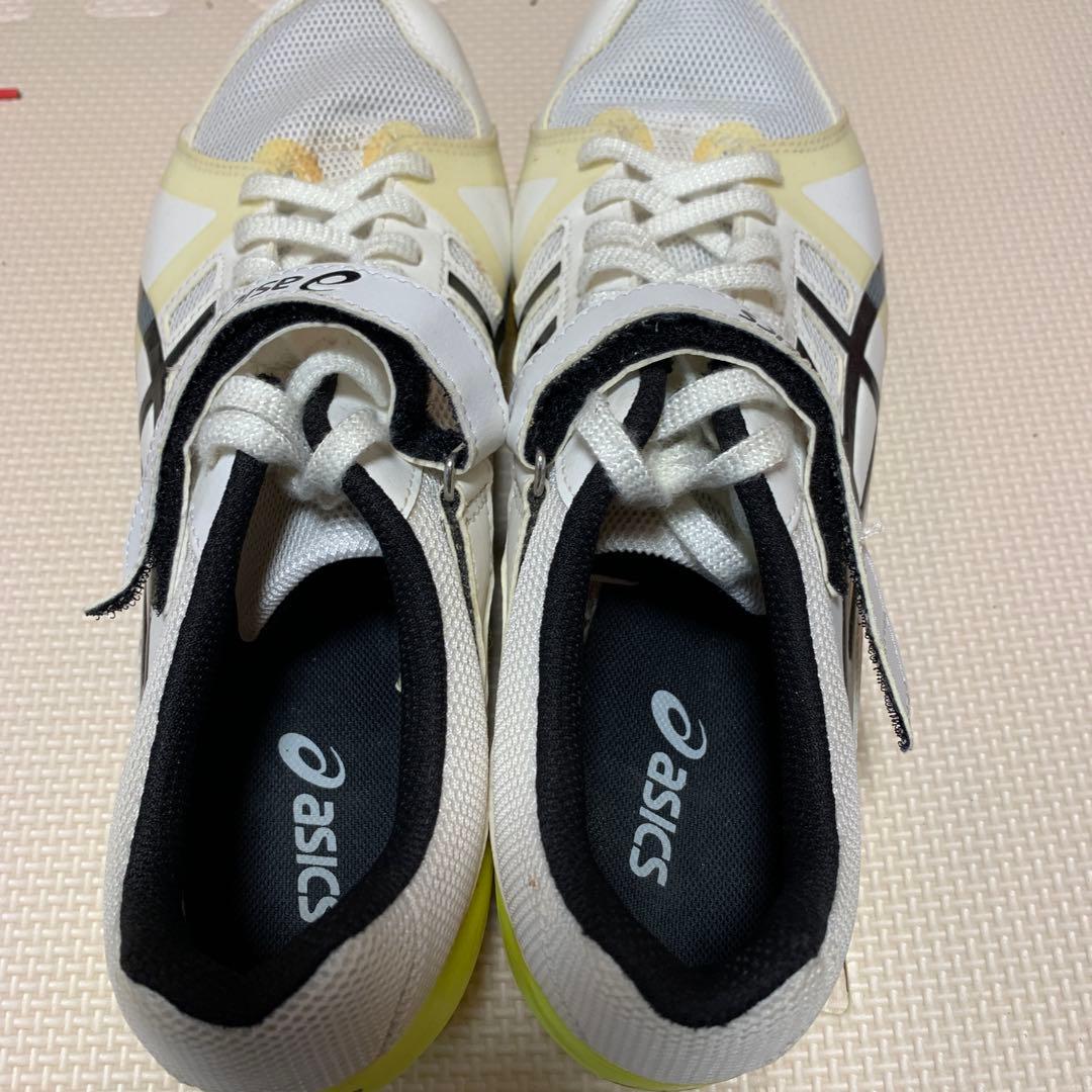 ASICS 陸上競技用スパイクシューズ ホワイト/ブラック