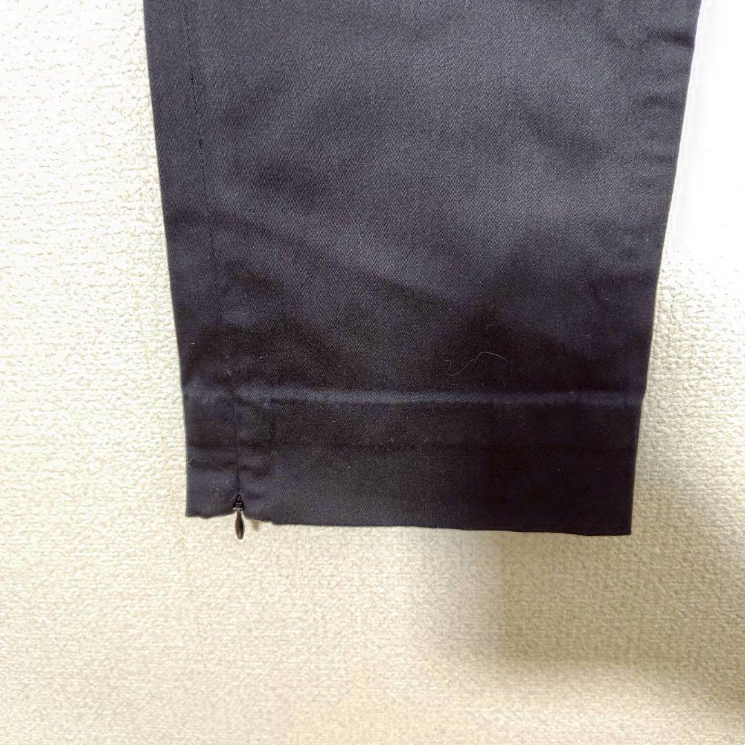 マークアンドロナ◉ゴルフパンツ ストレッチ ブラック ジップデザイン レディース