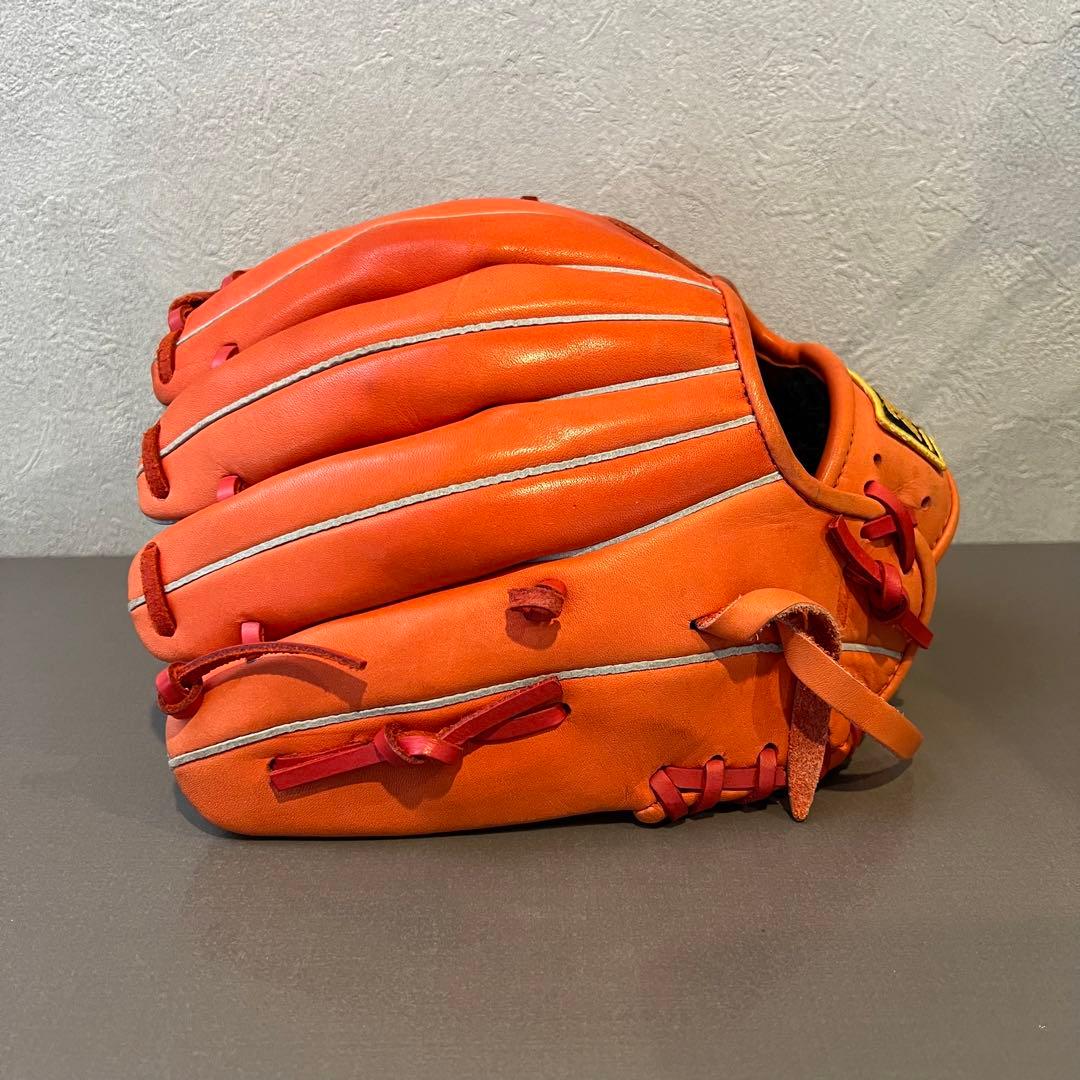 【美品】ZETT DUAL CATCH BRGB34410 オレンジ