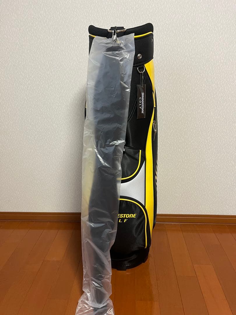 BRIDGESTONE GOLF キャディバッグ 黒・黄・白