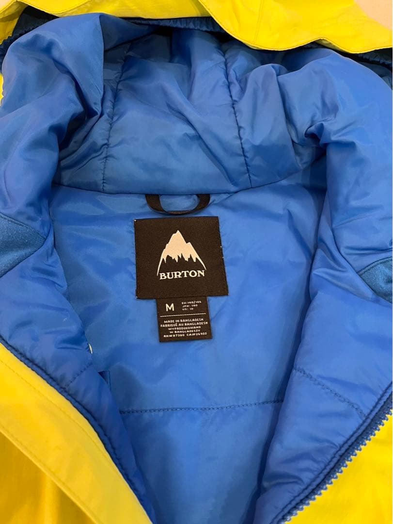 Burton 子供用 スノーボードウェア イエロー