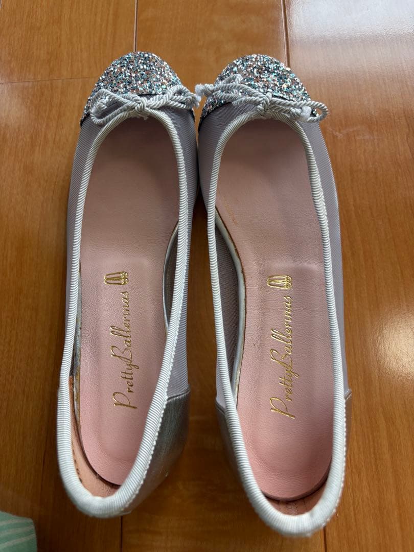 【新品未使用】プリティバレリーナ　バレエシューズ　サイズ23㎝　22.5㎝