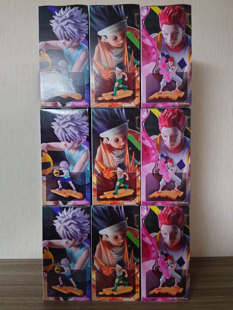 HUNTER×HUNTER　ハンター×ハンター　GI編　フィギュア　9体セット