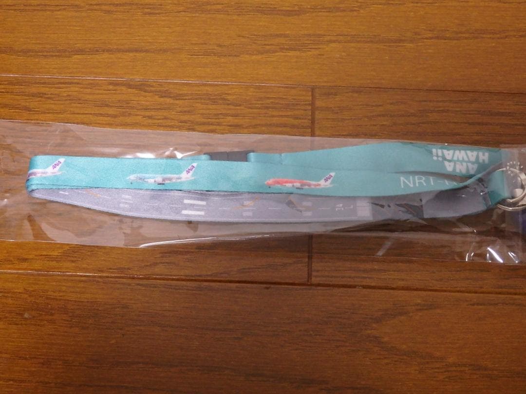ANA A380 エアバス 2号機 リール付きネックストラップ IDケース