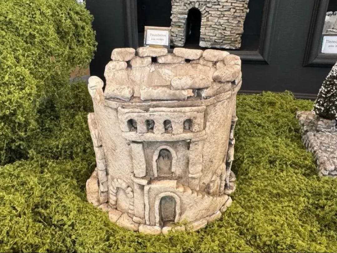 タイムセール❤️モルタル造形の植木鉢❤️セメント　オブジェ　シクラメンはプレゼント♪
