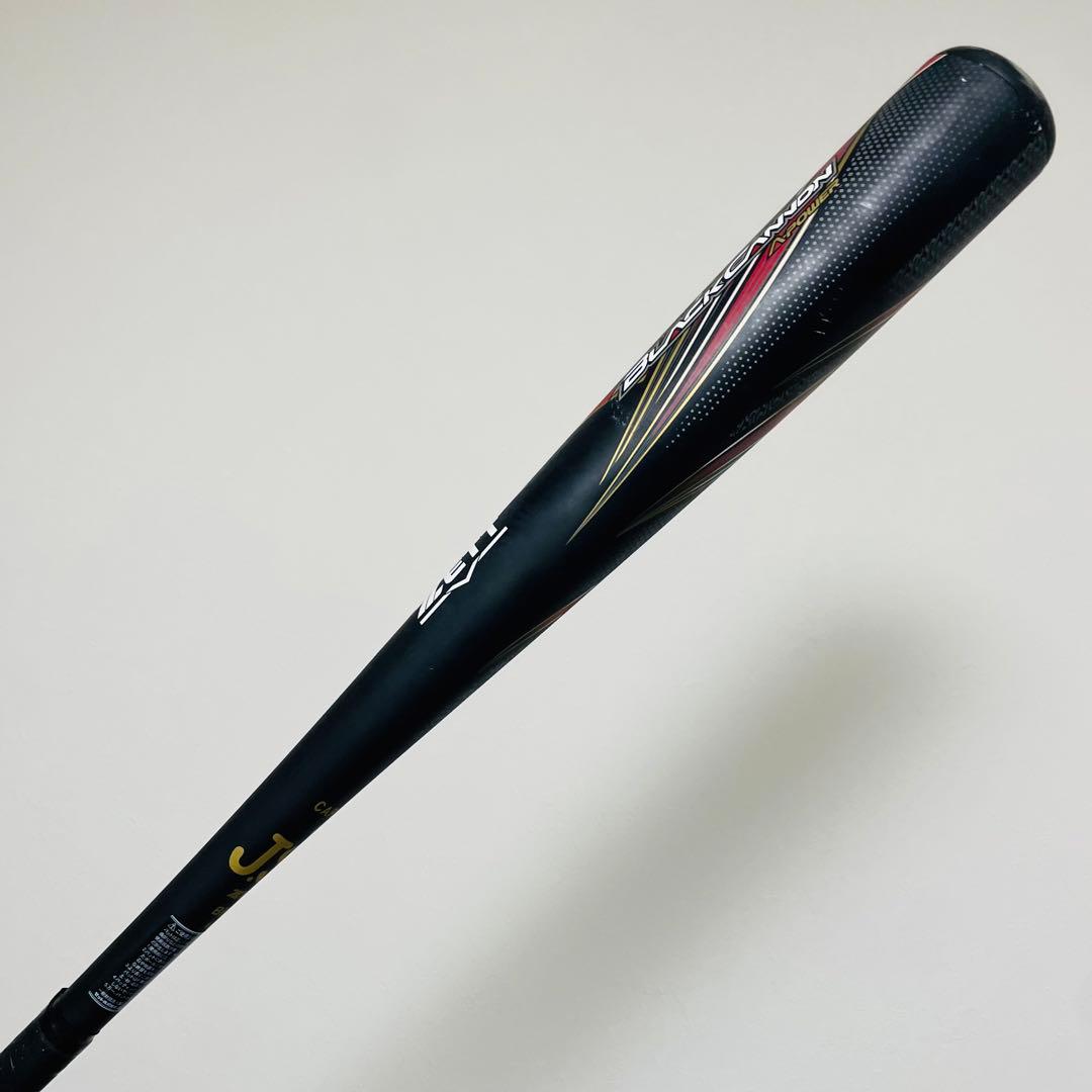 ZETT ゼット 一般軟式用 バット ブラックキャノン Aパワー 84cm