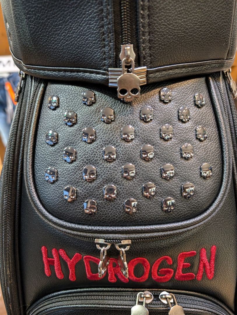 ジ*ン様 HYDROGEN スカルデザイン キャディバッグ