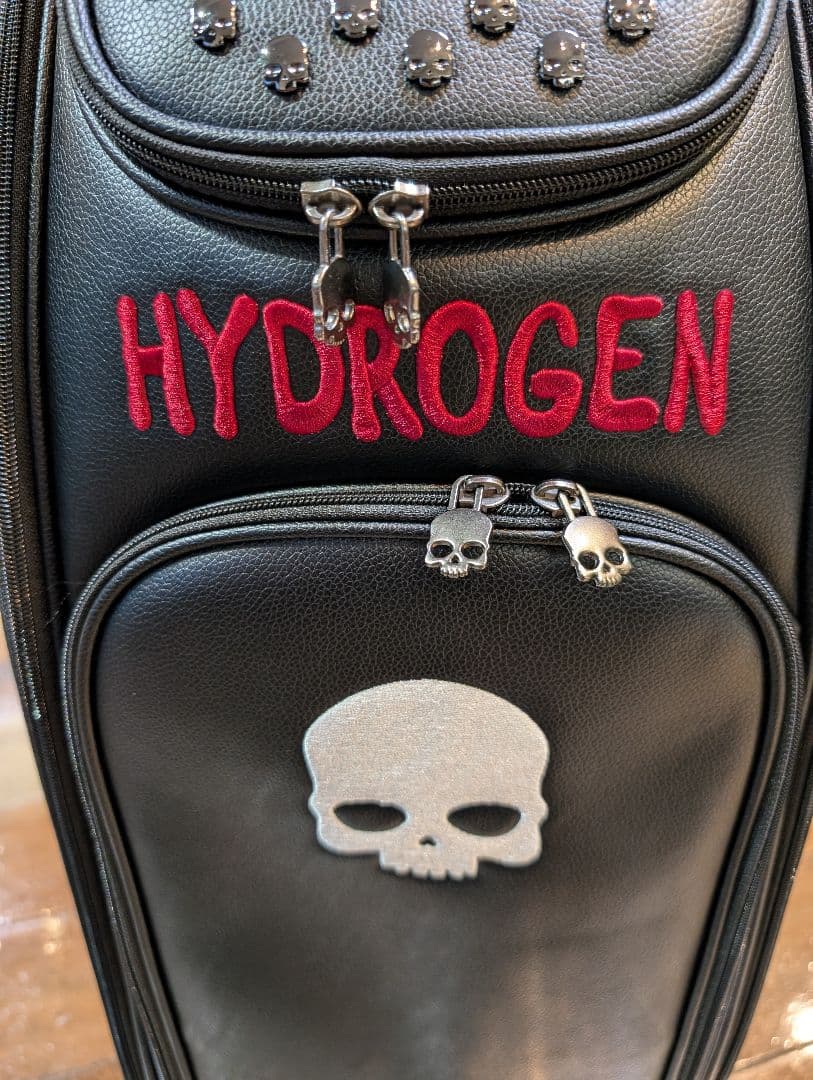 ジ*ン様 HYDROGEN スカルデザイン キャディバッグ