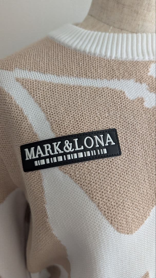 MARK&LONA コード　レディース　クルーネックセーター