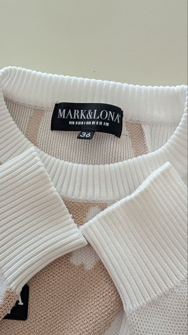 MARK&LONA コード　レディース　クルーネックセーター