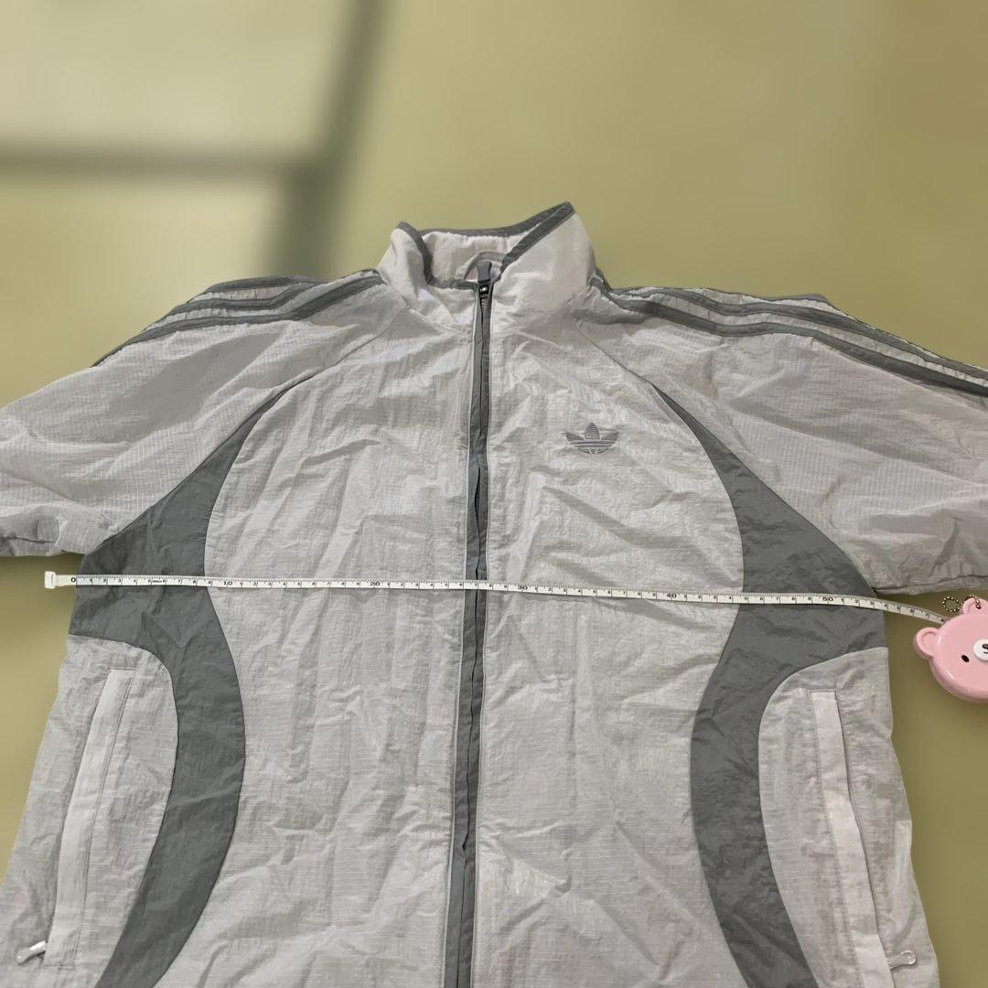 adidas ジャージ上下セット グレー S