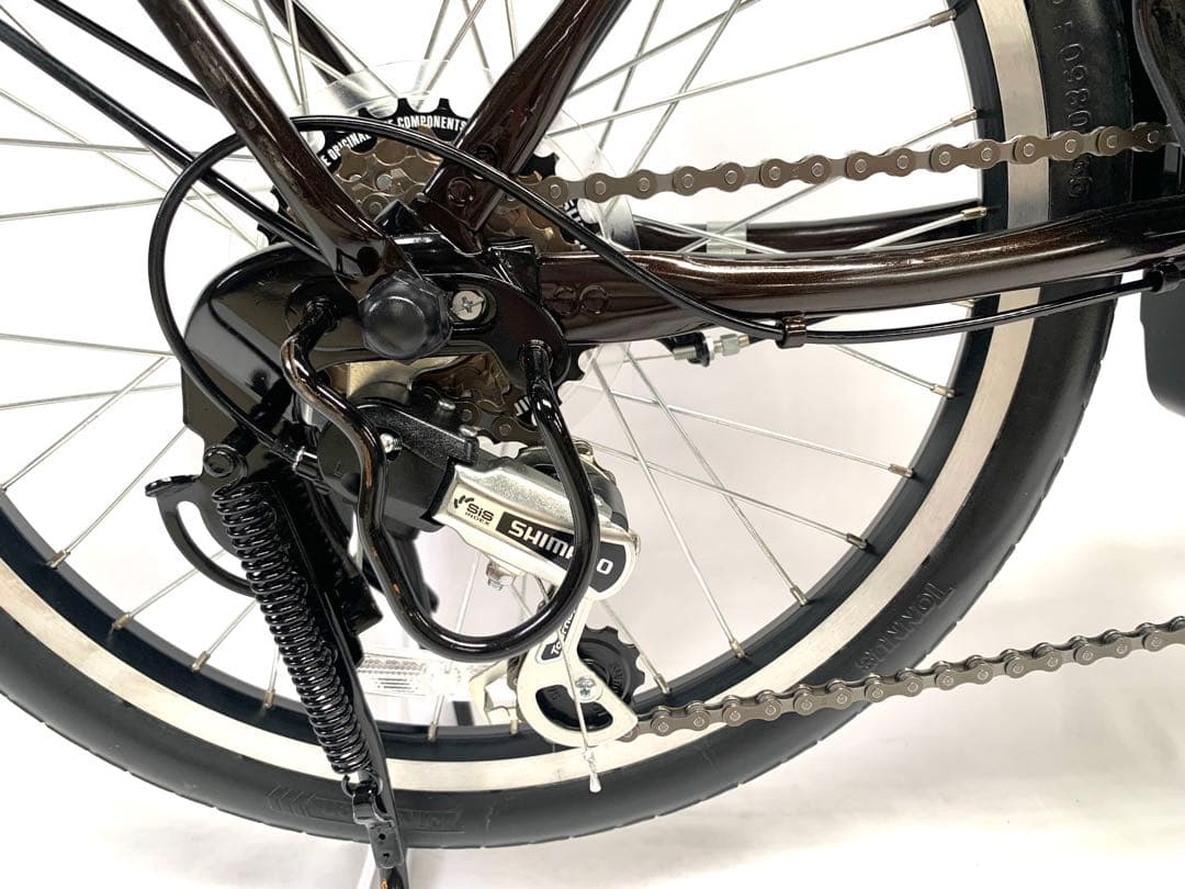 送料無料電動アシスト自転車 8Ah SHIMANO 6速 20インチ 動作確認済