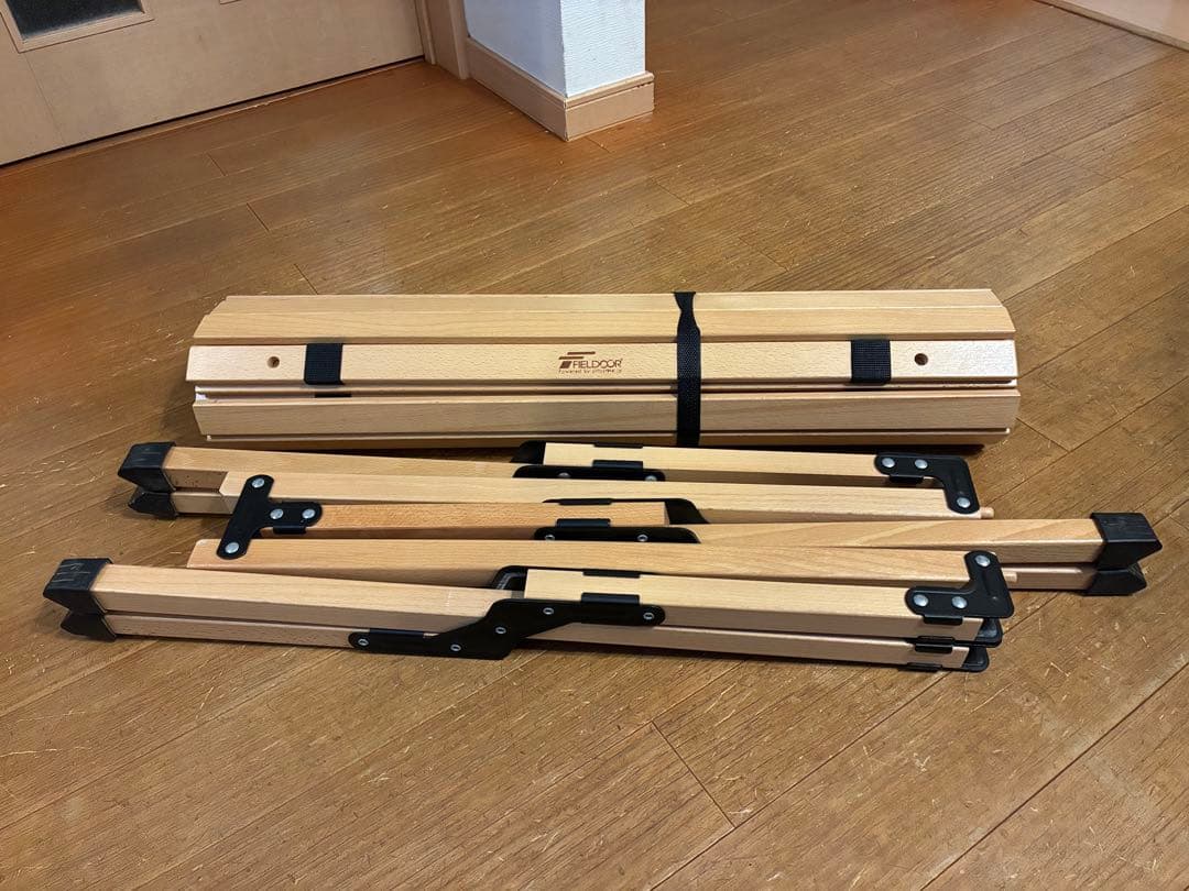 Yさん専用【良品】FIELDOOR ウッドロールトップテーブル 120cm