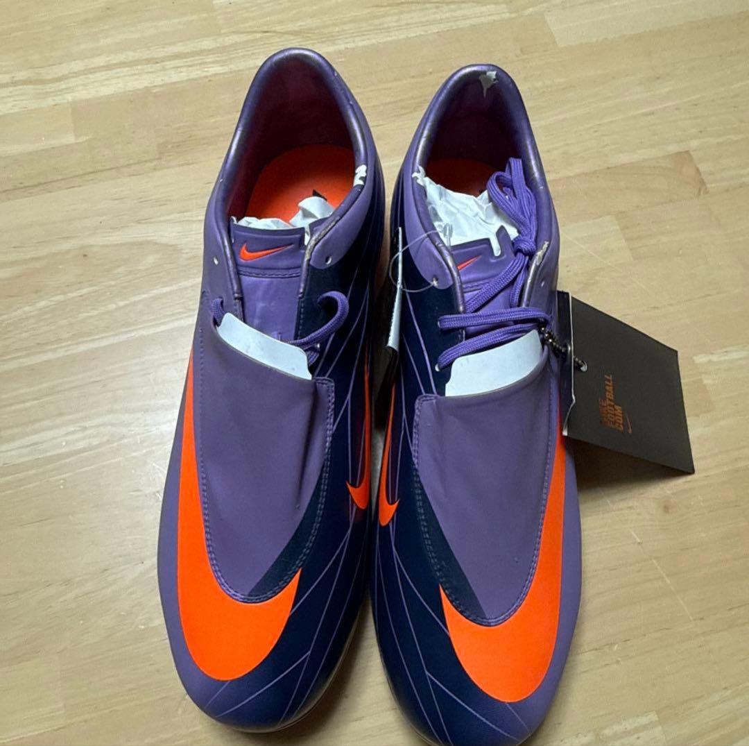 Nike サッカーシューズ スパイク 紫/オレンジ