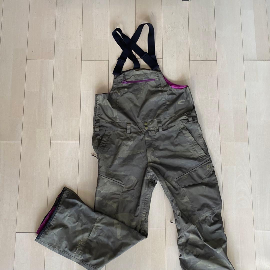 バートン　ビブパンツ　カモフラ　迷彩　BURTON ウェア　ゴアテックス