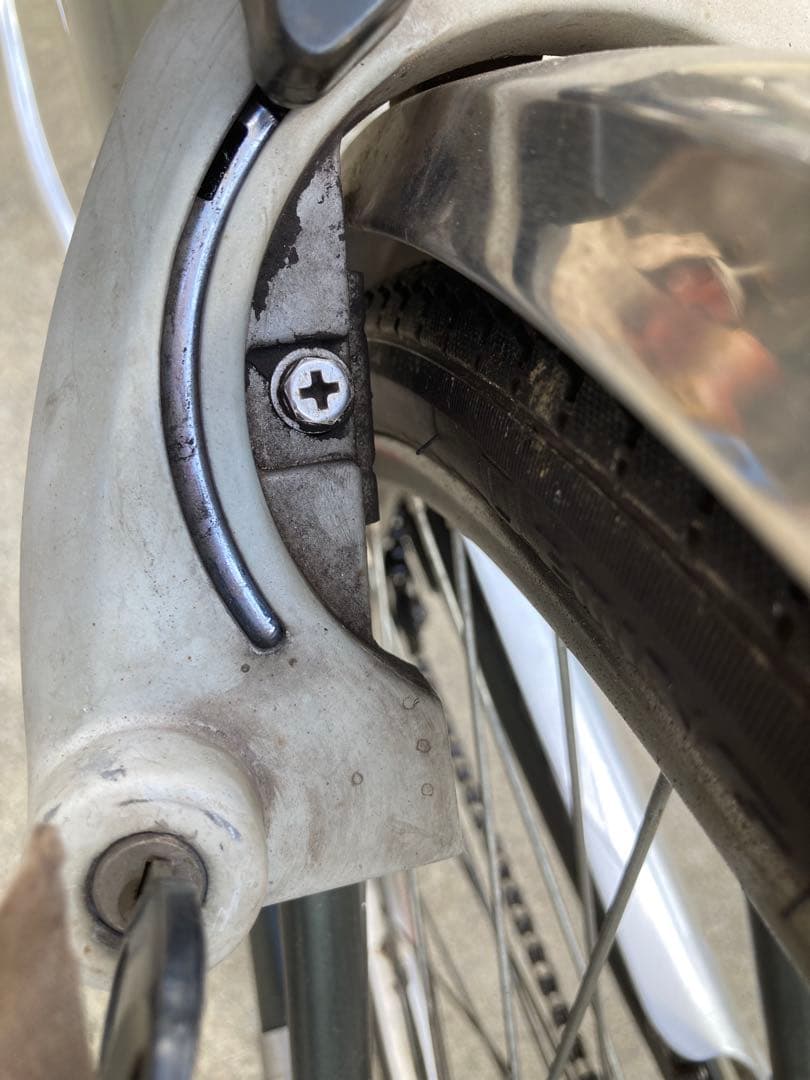 パナソニック電動アシスト自転車 シティタイプ モスグリーン色　バスケット付き