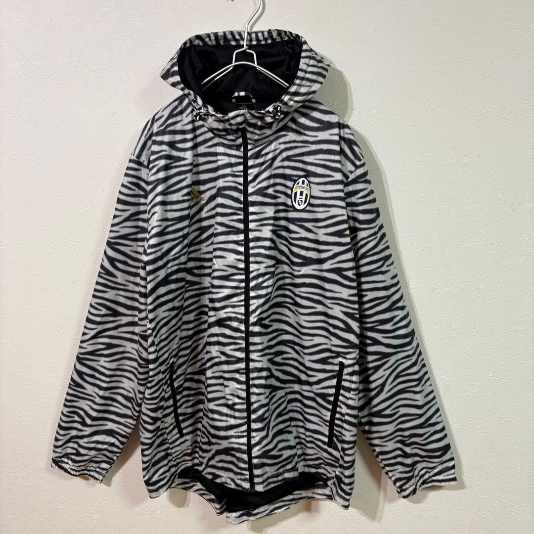 【adidas】国内未発売ユベントス ウインドブレーカージャケット　メンズ６Ｌ