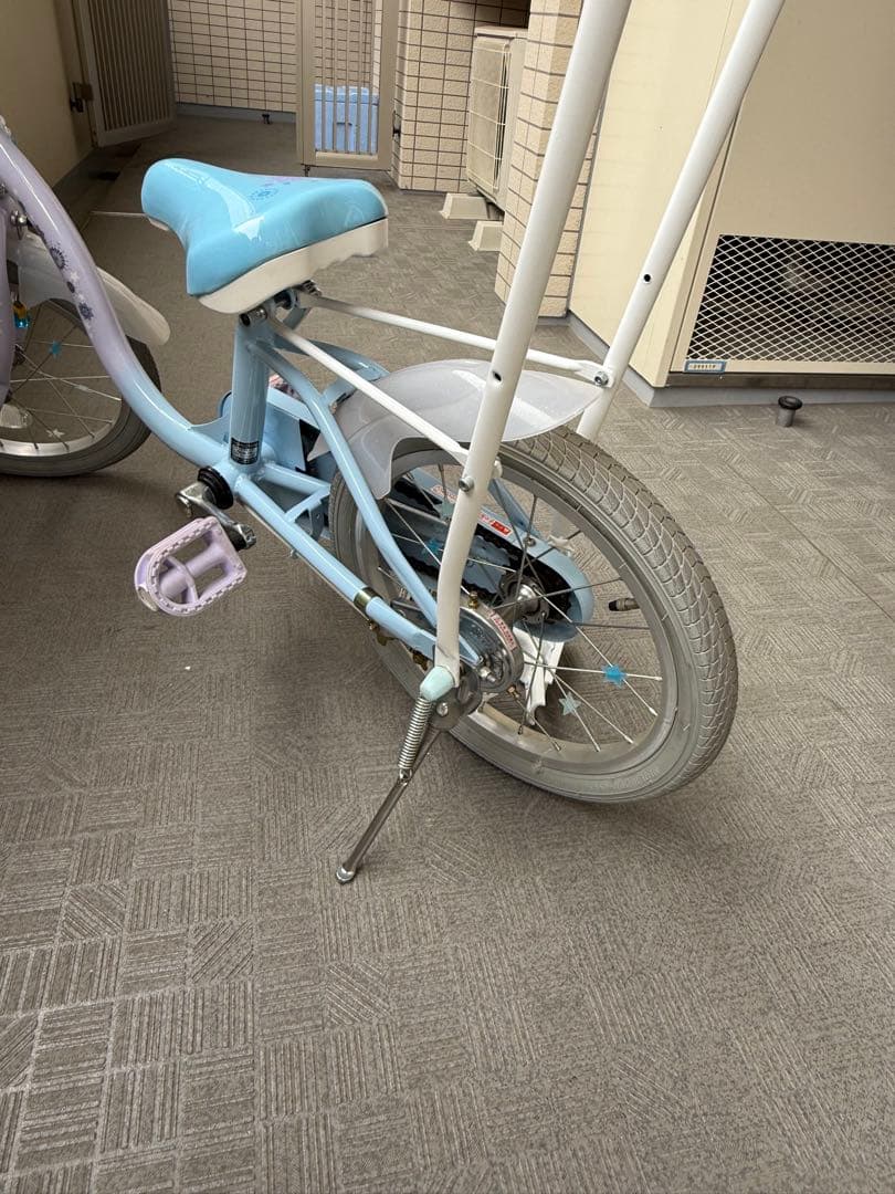 【直接引取り】子供用自転車　アナと雪の女王モデル　エルサ 16インチ