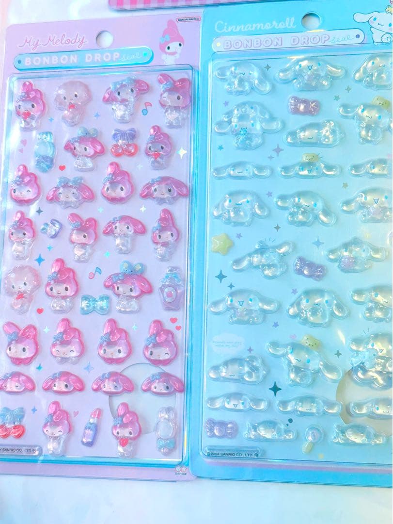【公式オンライン購入】サンリオ ボンボンドロップシール 7枚セット