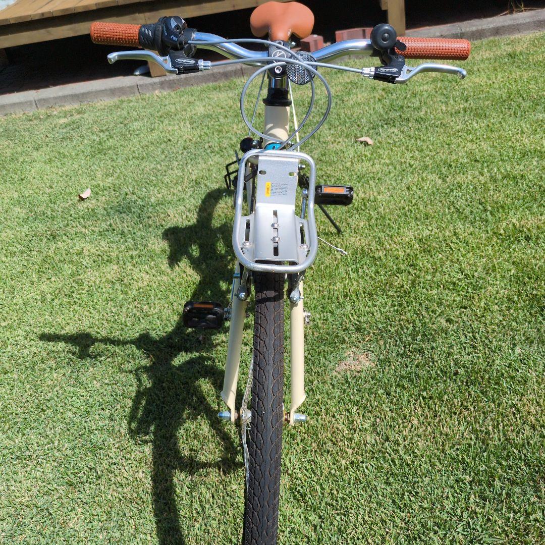 子供用自転車24インチassonアイボリーkhodaabloomコーダブルーム