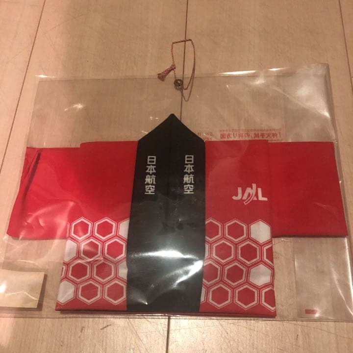 JAL（日本航空） 非売品？ ノベルティグッズ 伴天手拭い