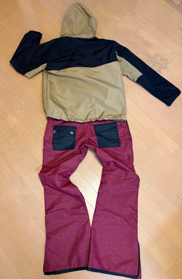 krispinofficial撥水パーカー×ACCビブパンツ上下セット