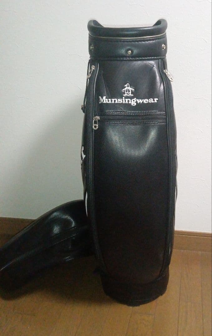 Munsingwear ゴルフキャディバッグ ブラック