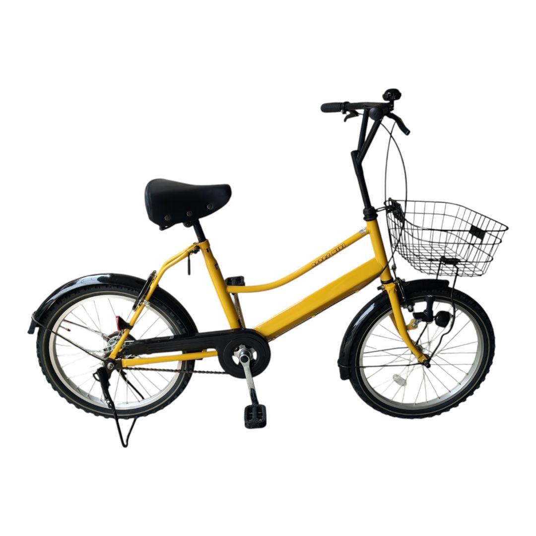 【極美品・おしゃれ自転車】あさひ アプレミディ 20インチ ミニベロ イエロー