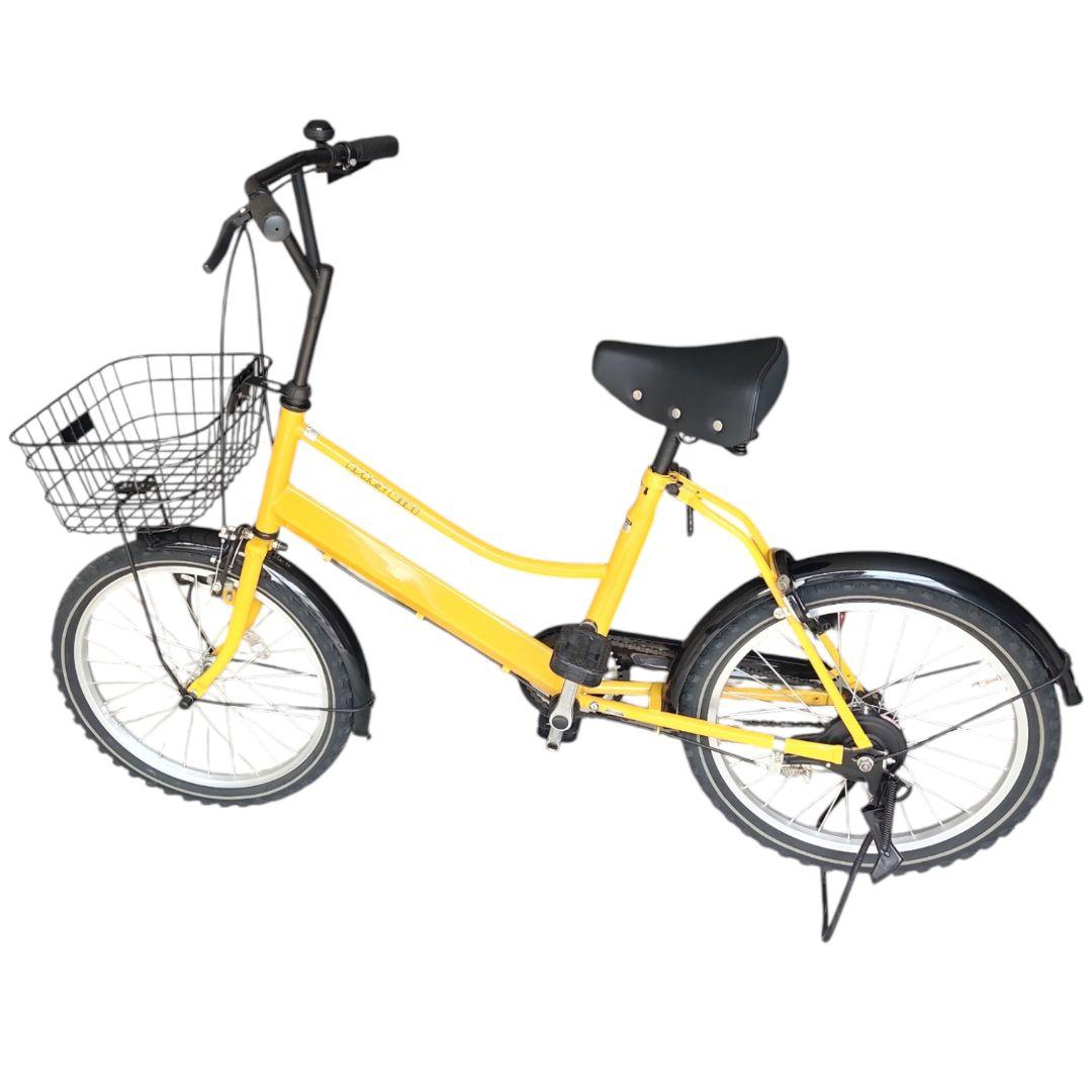 【極美品・おしゃれ自転車】あさひ アプレミディ 20インチ ミニベロ イエロー