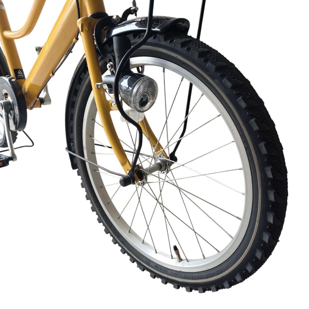 【極美品・おしゃれ自転車】あさひ アプレミディ 20インチ ミニベロ イエロー