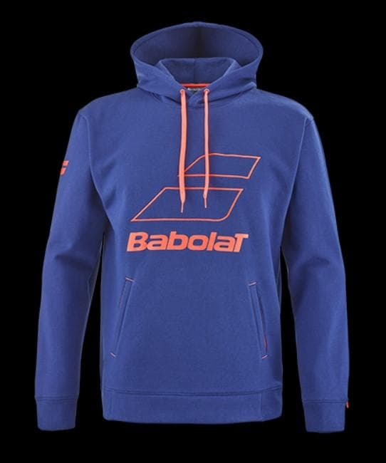 BABOLAT（バボラ）Big Logo フードパーカー（EU:M）Navy