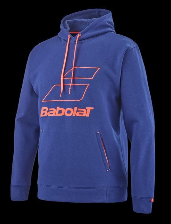 BABOLAT（バボラ）Big Logo フードパーカー（EU:M）Navy