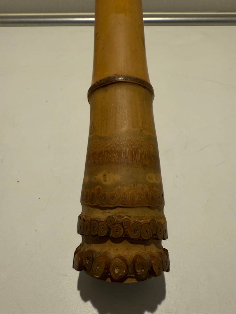 【現状品】竹製 晄山 二本継 尺八｜全長 約55㎝ 1尺8寸｜和楽器・木管楽器