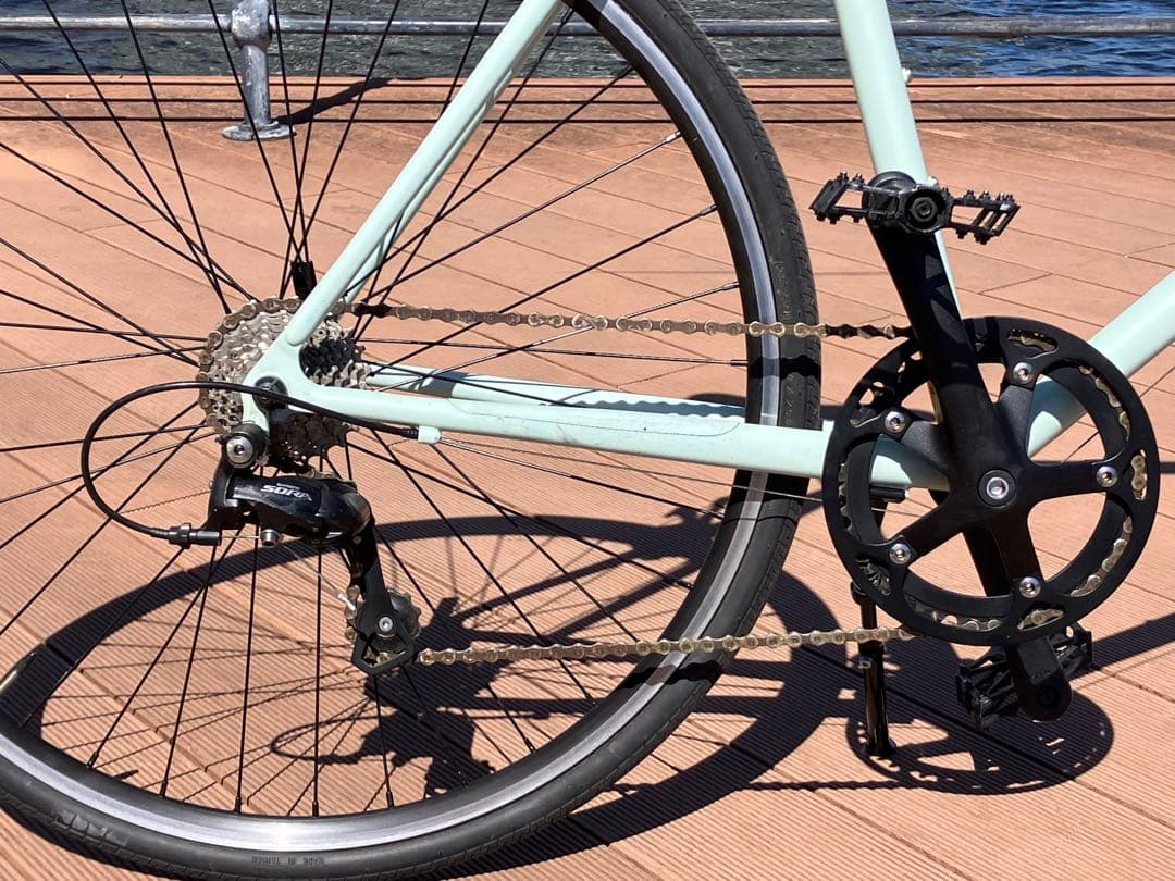 【直接引き渡し限定】試乗歓迎 tokyobike 9S Lサイズ 9段変速 美品