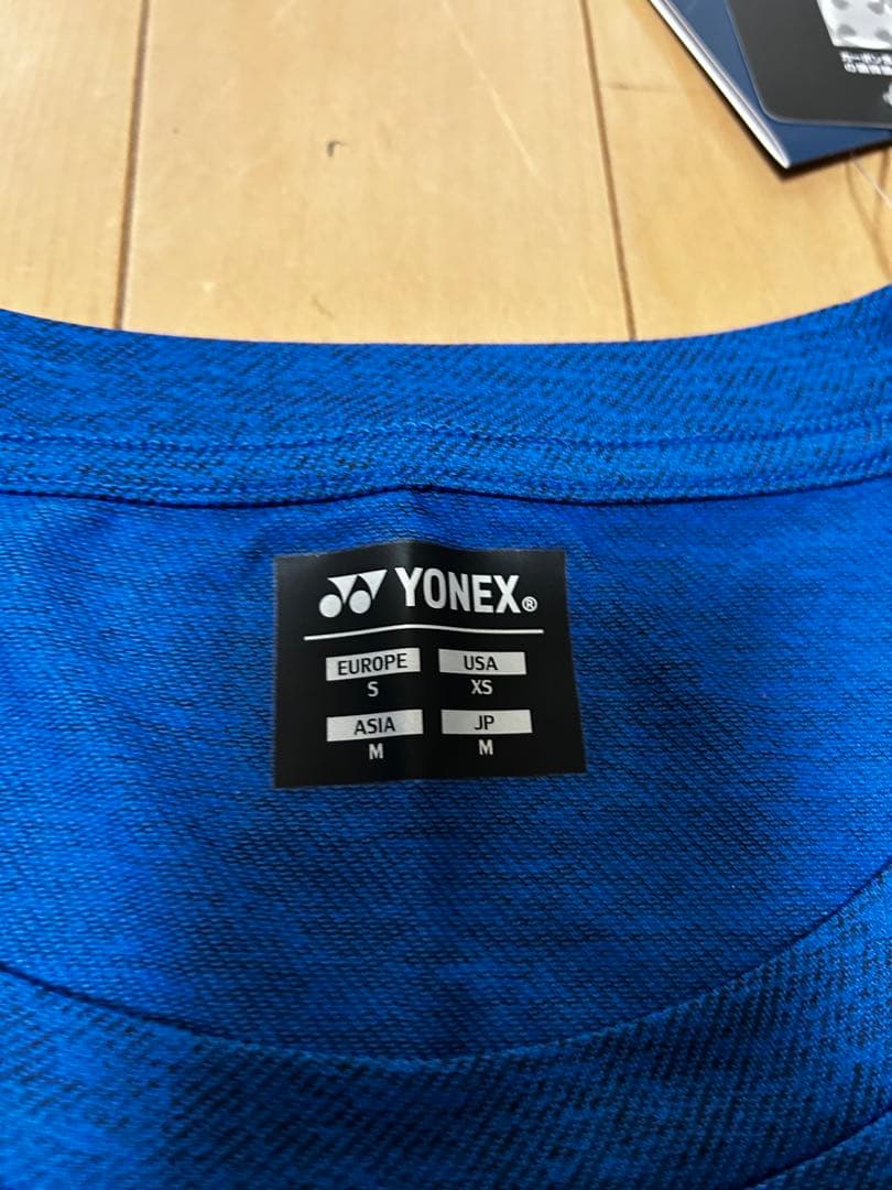 YONEX 青色シャツ JAPAN 日本代表　支給シャツ