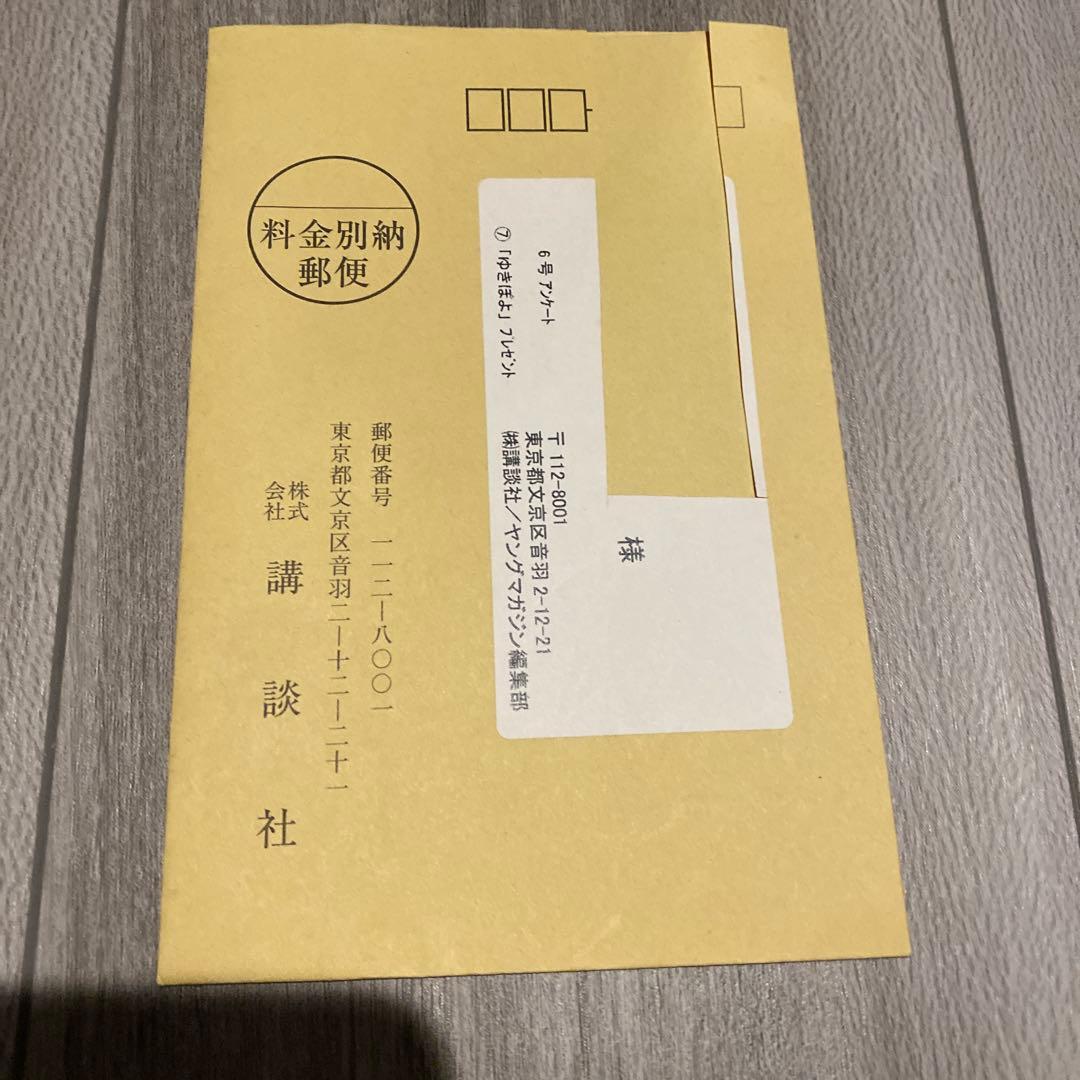 ヤングマガジン当選品　ゆきぽよ