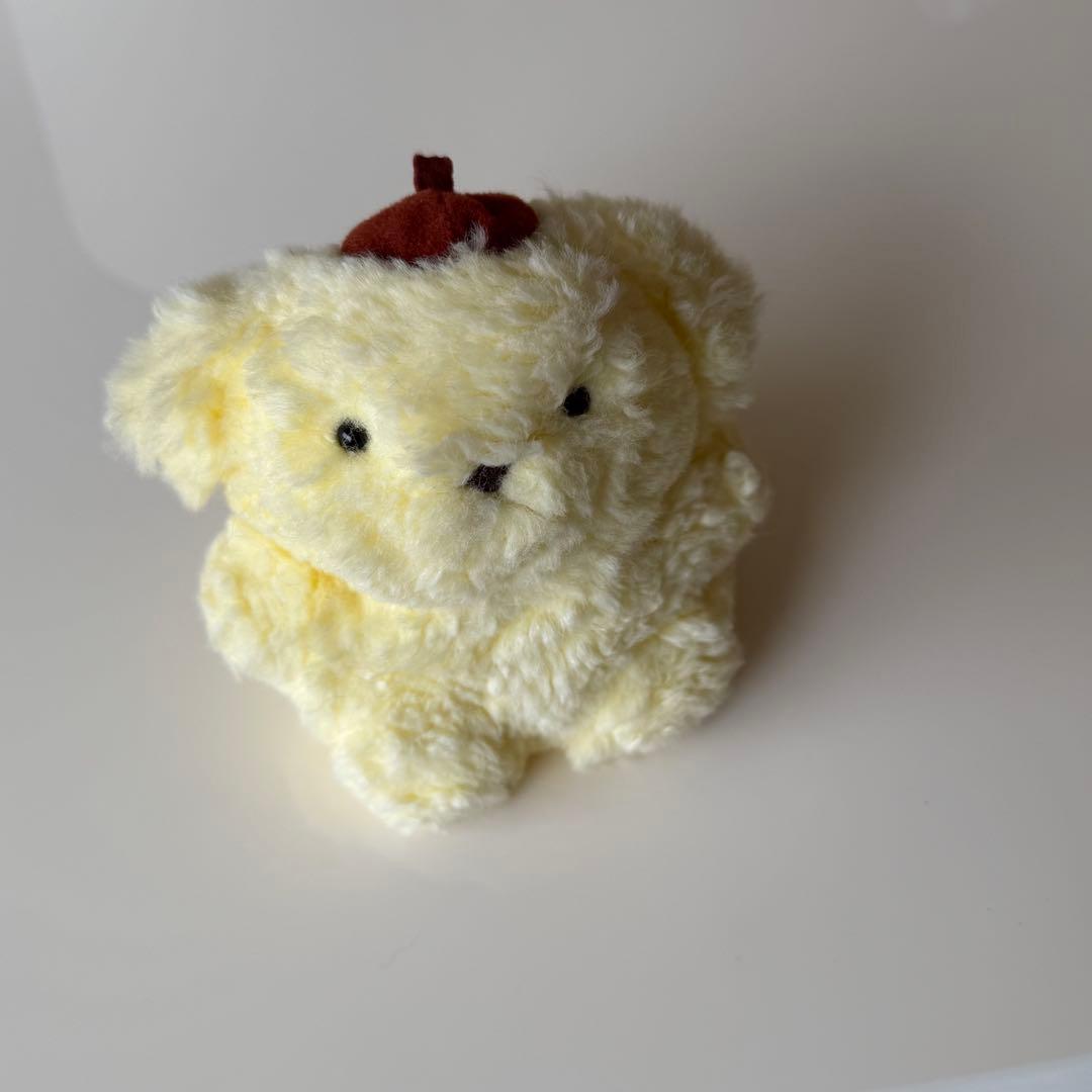 ポムポムプリン　ぬいぐるみ　レトロ　サンリオ　当時物
