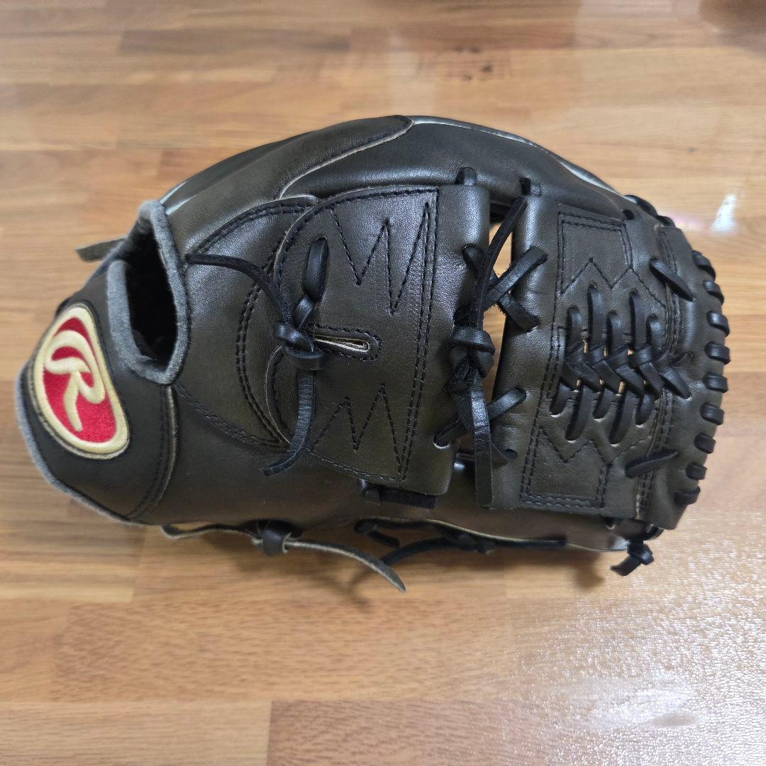 美品 Rawlings 軟式一般 グローブ 黒 ローリングス オールラウンド
